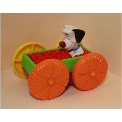 1997 McDonalds Disney's 101 Dalmatians Flip Cars Dipstick & Cydne