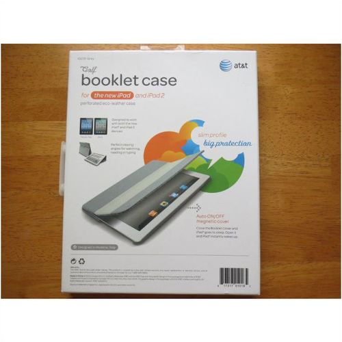 AT&T Leather Golf Case for iPad 2 & 3 (Grey)