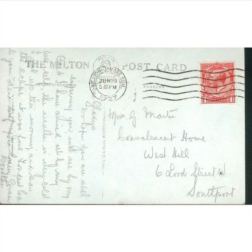 Melton Vintage British PC 1927 - Bandstand & Shelter Weston-super-mare, Somerset