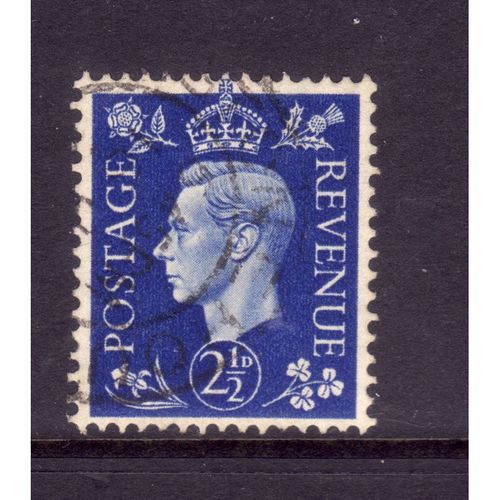 GREAT BRITAIN 1937 SG 466 2 1/2d ULTRAMARINE FINE USED#2