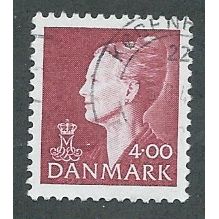 DEN 1997 4.00KR 'QUEEN MARGRETHE II' FINE USED (EBID43-055)