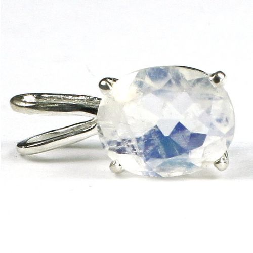 Rainbow Moonstone, 925 Sterling Silver Pendant, SP002