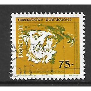 PORTUGAL 1990 75e PEDRO FERNANDES DE QUEIROS SG 2184 FINE USED#