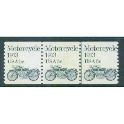 1899 5c Motorcycle Fine MNH Dry Gum PNC 1/3 W0519