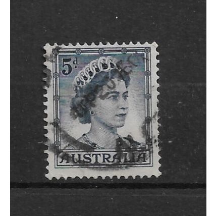 Australia.SG314 5d Queen Elizabeth II (Deep Blue).Fine Used.Jan22g