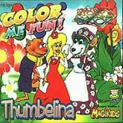 Color Me Fun! Thumbelina (Ages 2-8) (PC-CD, 1997) for Windows - NEW CD in SLEEVE