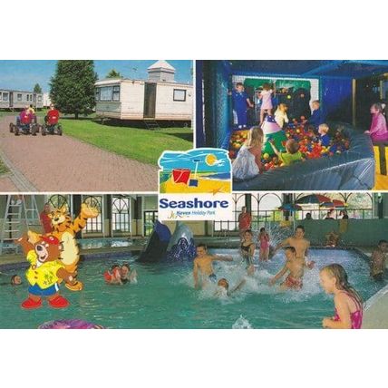 Seashore Holiday Park Caravan Site Great Yarmouth 1980s Postcard