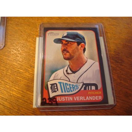 2012-2014, 2-Early Cards, JUSTIN VERLANDER, 2014 Rare Black Border SP