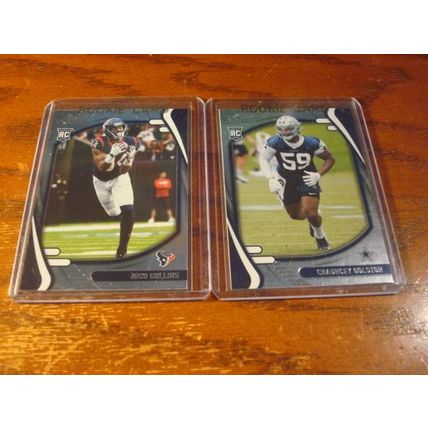 2021 Panini Absolute, 8-Rc Cards, COLLINS/ETIENNE/BATEMAN, +++