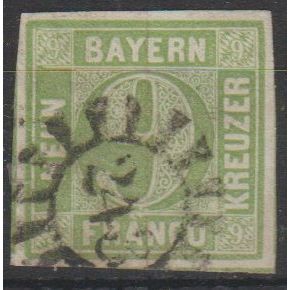 Mi 5 used 1850 Bavaria Cat € 20
