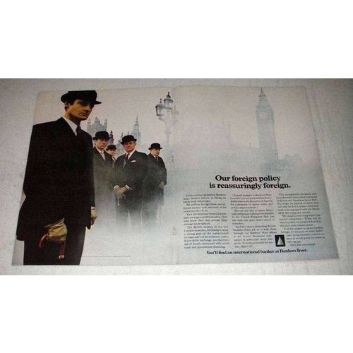 1968 Bankers Trust Ad - Our Foreign Policy