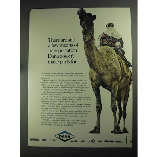 1968 Dana Corporation Ad - Few Means of Transportation