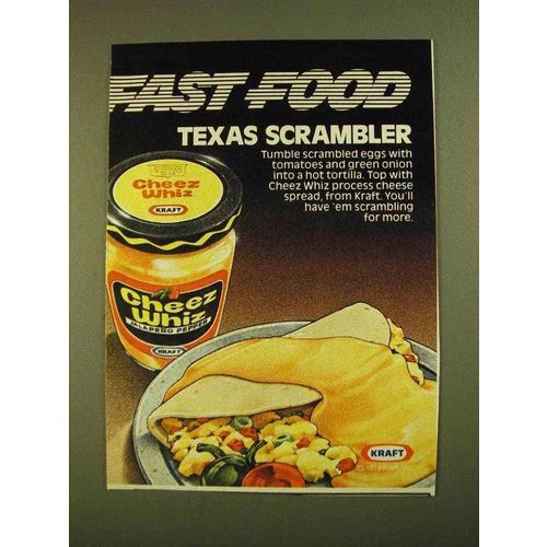 1979 Kraft Cheez Whiz Ad - Texas Scrambler