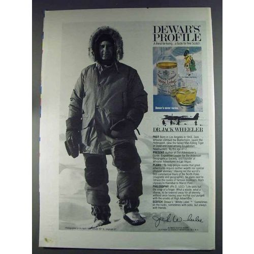 1980 Dewar's White Label Scotch Ad - Dr. Jack Wheeler