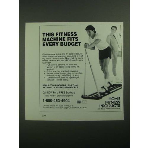 1987 Home Fitness Products HFP Cross-Country Exerciser Ad