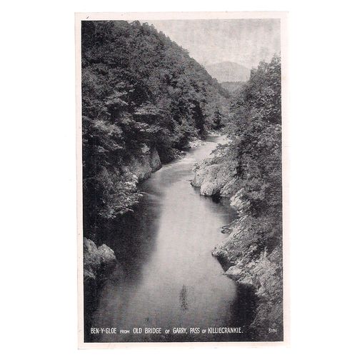 BEN-Y-GLOE, Garry Pass, Killiecrankie, SCOTLAND unused vintage postcard #