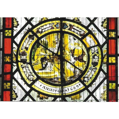 Hull Minster: '17th Century Vestry Window, South Side.'