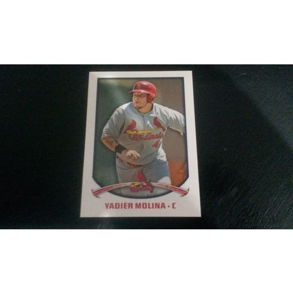 2015 Topps MLB Stickers # 255 Yadier Molina Mint (9) St Louis Cardinals