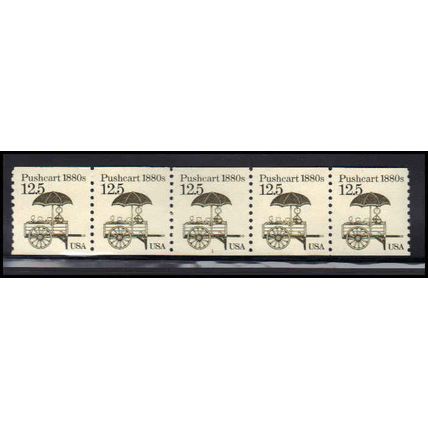 2133 12.5c Pushcart Fine MNH Dry Gum PNC 1/5 X2187