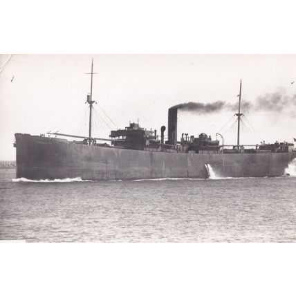 Inchkeith New Zealand War Ship Minesweeper Old Plain Back Postcard Photo