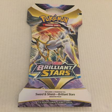 4 New Pokemon Sword & Shield Brilliant Stars Packs - 40 Total Cards