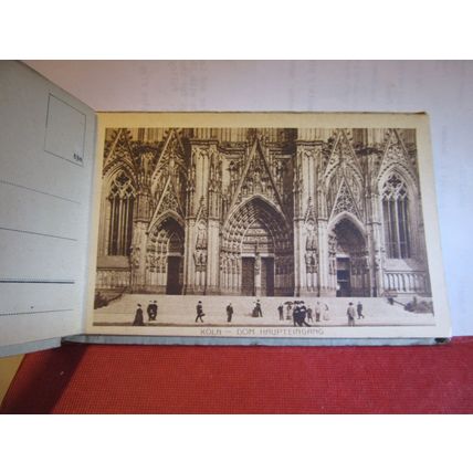 book of 20 KOELN AM RHEIN, GERMANY unused antique postcards #