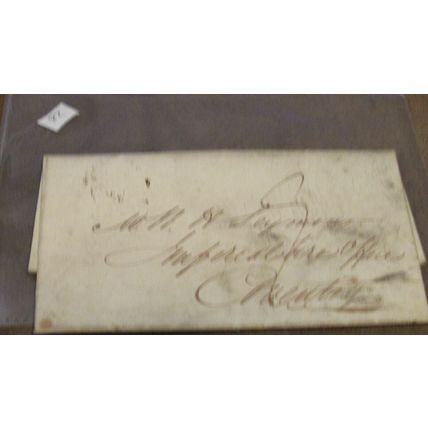 QV Queen Victoria 1836 GB Pre-Stamp Cover - L.S fr to Coventry - ref82