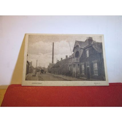 KERKSTRAAT, GOIRLE, HOLLAND unused vintage postcard dated 1945 =