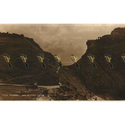 Tintagel, King Arthur's Castle, Cornwall, 11722 Judges Postcard, 1933