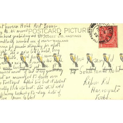 Tintagel, King Arthur's Castle, Cornwall, 11722 Judges Postcard, 1933