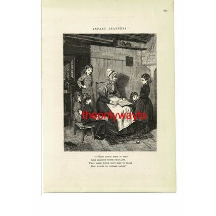 Each little Voice, Poetry, Book Illustration (Print), 1872