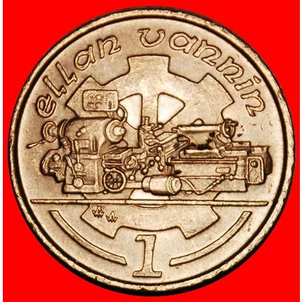 Ⰶ GREAT BRITAIN (1988-1995): ISLE OF MAN ★ 1 PENNY 1990AA ★LOW START★NO RESERVE