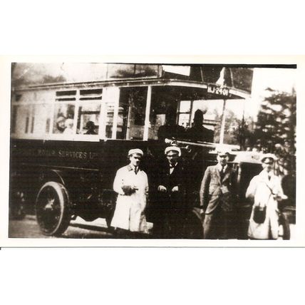 Black & White Photograph of Westcliff-on-Sea Motor Services Ltd - HJ 2401