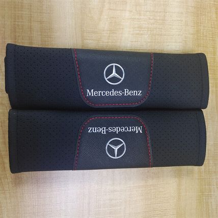 Covering Pad Strap suitable for MercedesBenz 2Pcs Car Seat Belt Shoulder cushion
