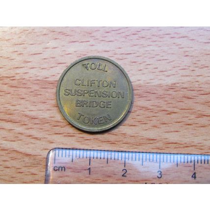 Clifton Suspension Bridge Toll Token (e696)