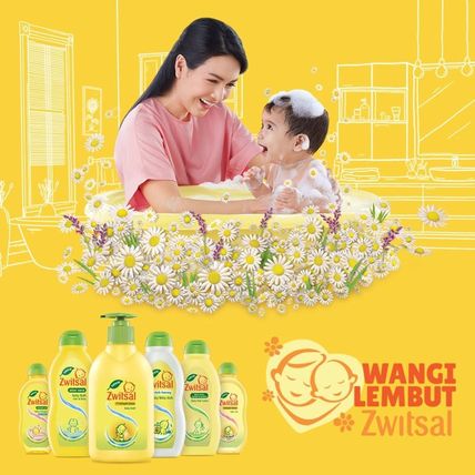 Zwitsal Baby Hair Lotion with Aloe Vera Celery Candlenut Nourish Thickening Hair