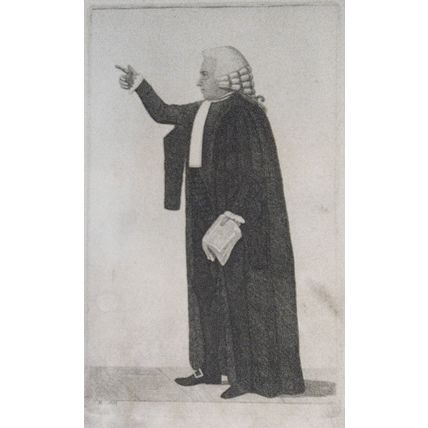 Robert Blair, Lord Blair, 1741- 1811. Etching by John Kay, 1798.