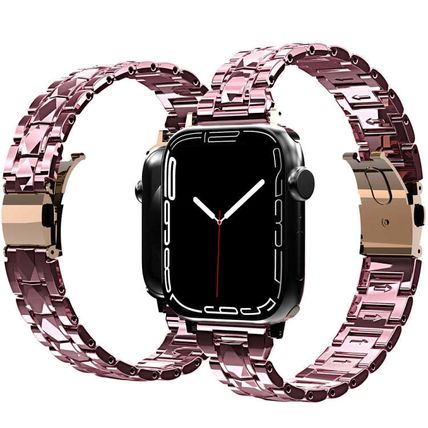 Electroplated Acrylic Watch Band For Apple Watch Series, 7 45mm / 6&SE&5&4 44mm
