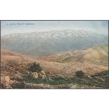 Mount Hermon, Syria, c.1910 - Photochrom Postcard