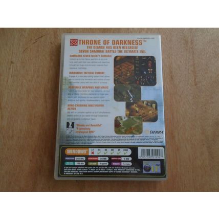 Throne of Darkness PC CD