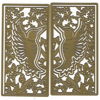 Couture. The Songbird Collection - Reflections Template 17319 Die Set. Crafts
