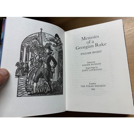 1995 FOLIO SOCIETY "MEMOIRS OF A GEORGIAN RAKE" HARDBACK BOOK & SLIPCASE (P4)