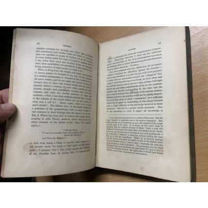 RARE* 1860 THOMAS DE QUINCEY "LETTERS TO A YOUNG MAN" ANTIQUE BOOK (P3)