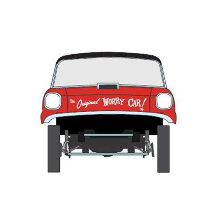 1/18 ( WR ) 1957 Chevrolet Bel Air Gasser - Shake Rattle & Run Tribute