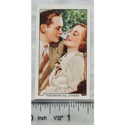1935 Gallaher's Film Scenes No. 14 Forsaking All Others