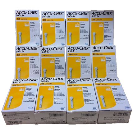 BUNDLE! (2,400) ACCU-CHEK Softclix Lancets Sealed! FREE Ship! AccuChek