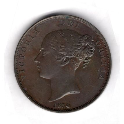 Great Britain. Victoria. Penny 1854. dy18666