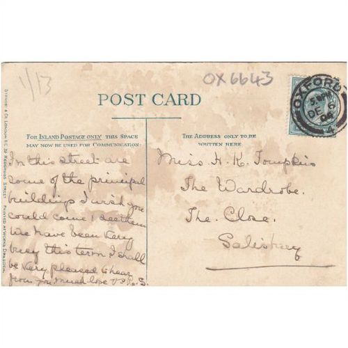 High Street Oxford, Oxfordshire Postcard (OX6643)