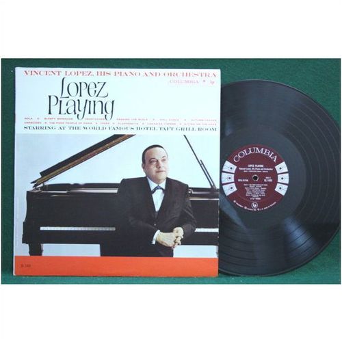 Vincent Lopez, Piano - Lopez Playing - CL 1433 - VG+