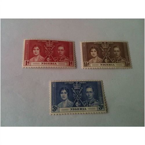 NIGERIA 1937 CORONATION UMM EBID 1